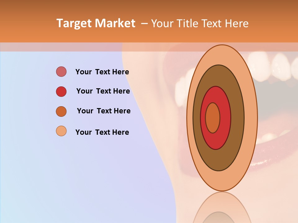 Face Woman Lipstick PowerPoint Template