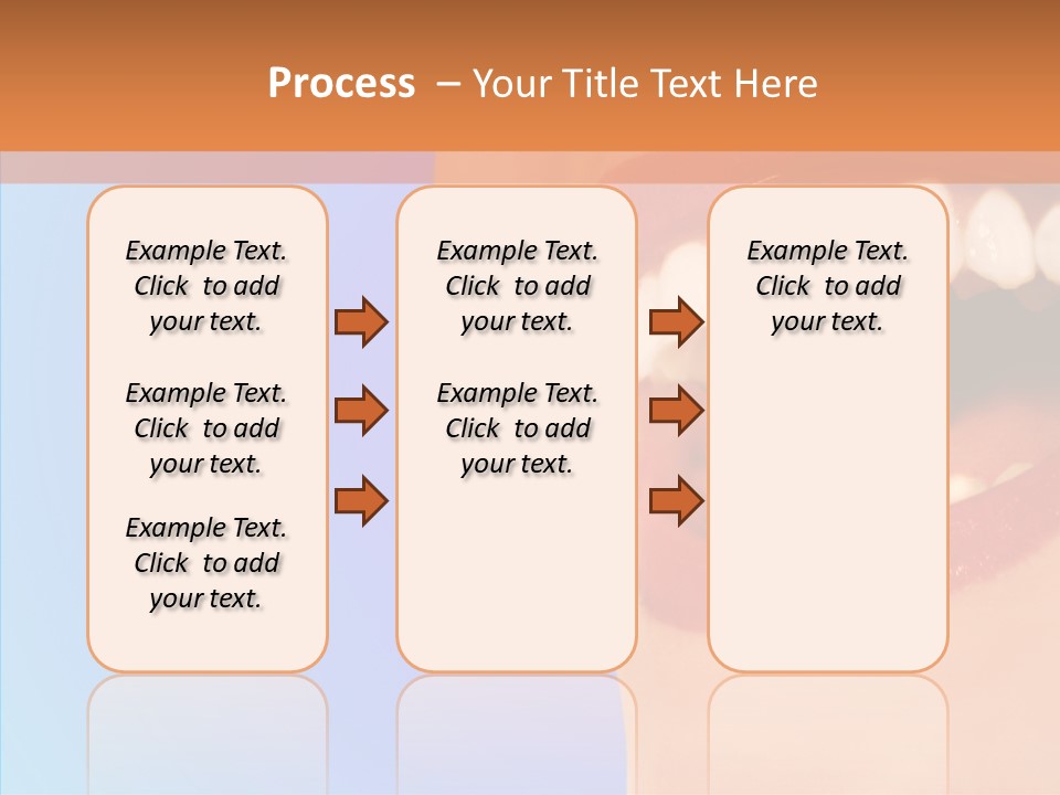 Face Woman Lipstick PowerPoint Template