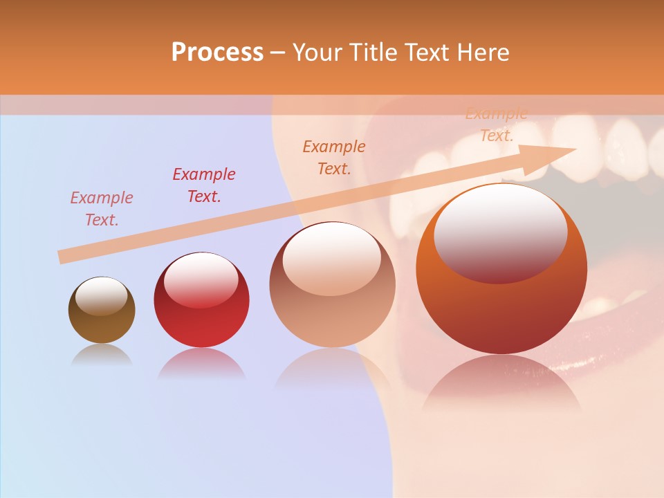 Face Woman Lipstick PowerPoint Template