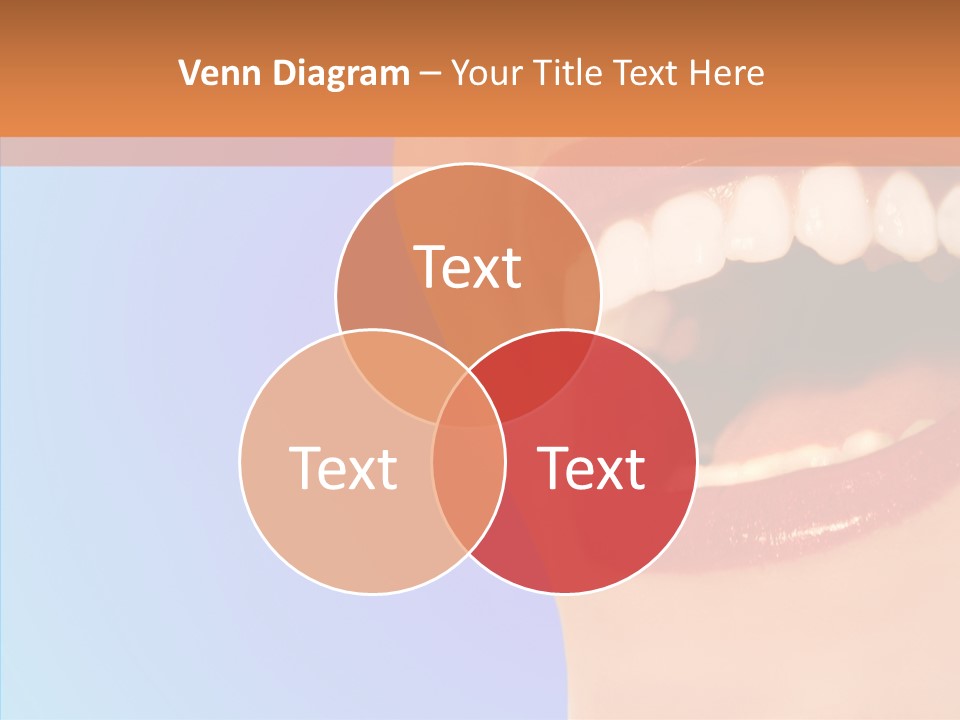 Face Woman Lipstick PowerPoint Template