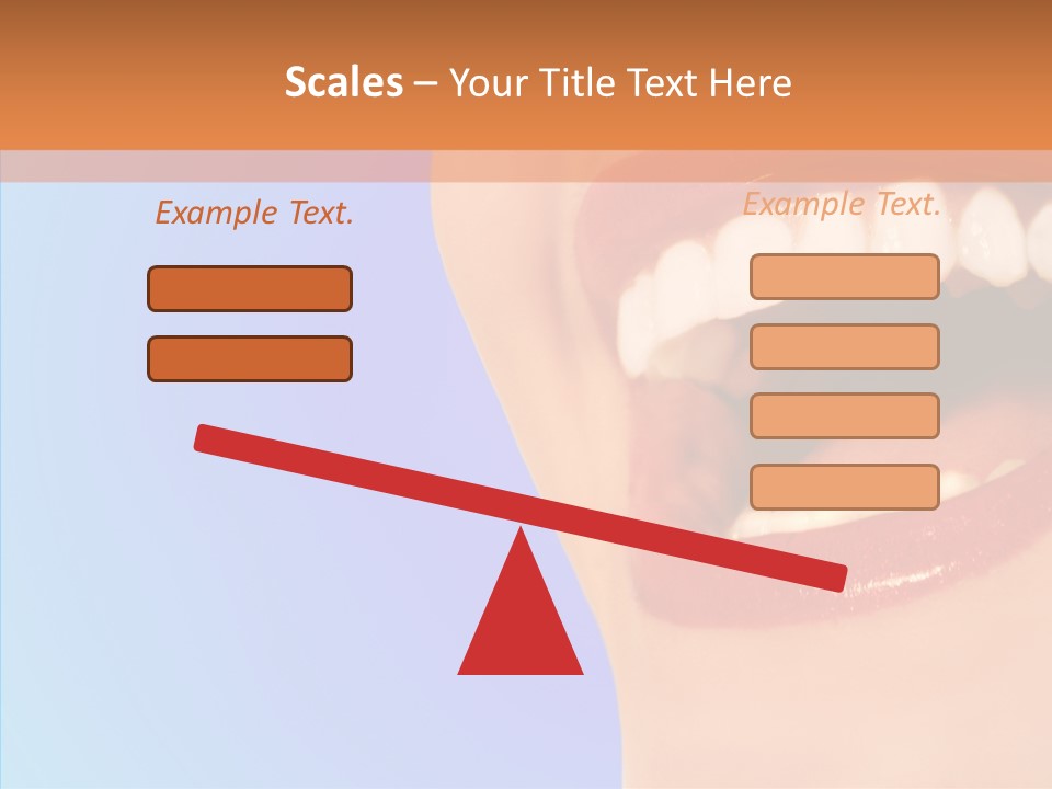 Face Woman Lipstick PowerPoint Template