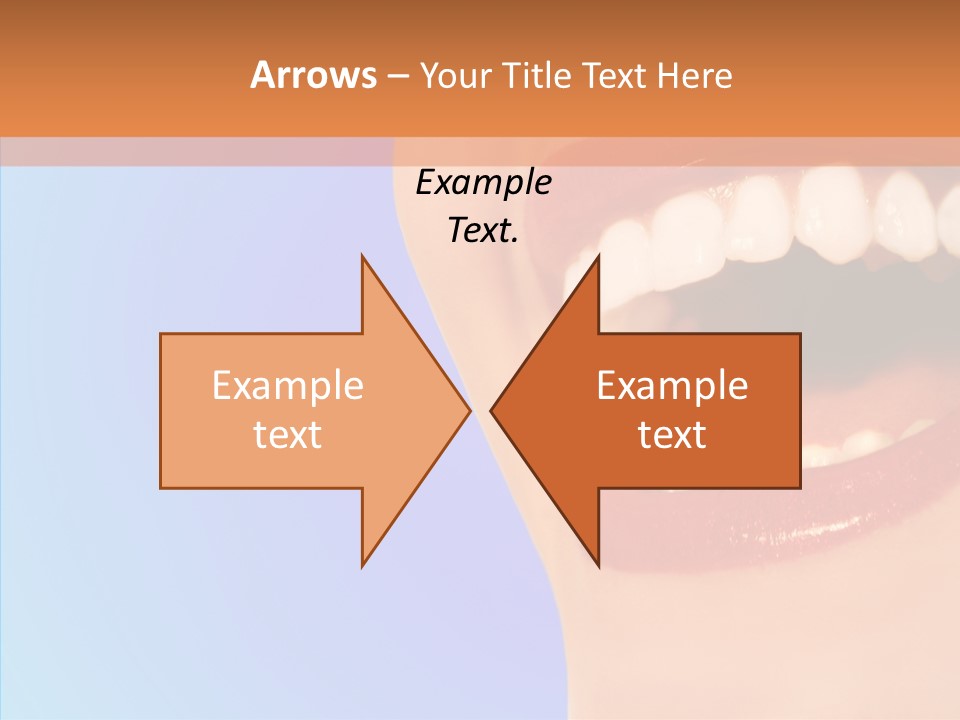 Face Woman Lipstick PowerPoint Template