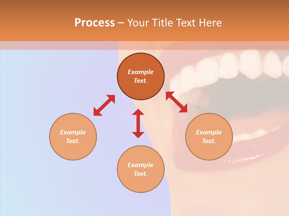 Face Woman Lipstick PowerPoint Template