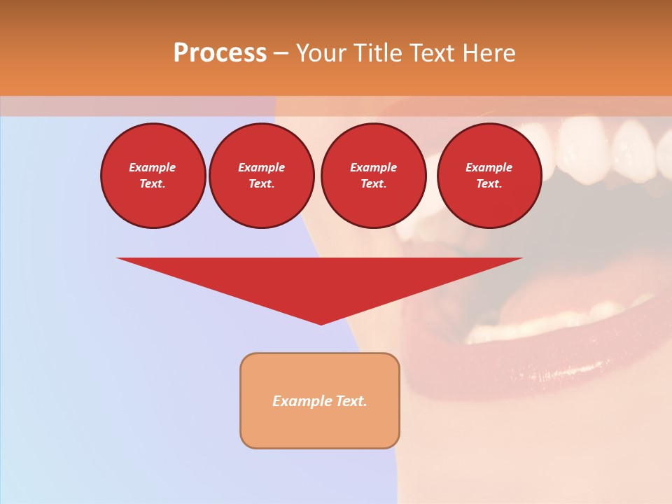 Face Woman Lipstick PowerPoint Template