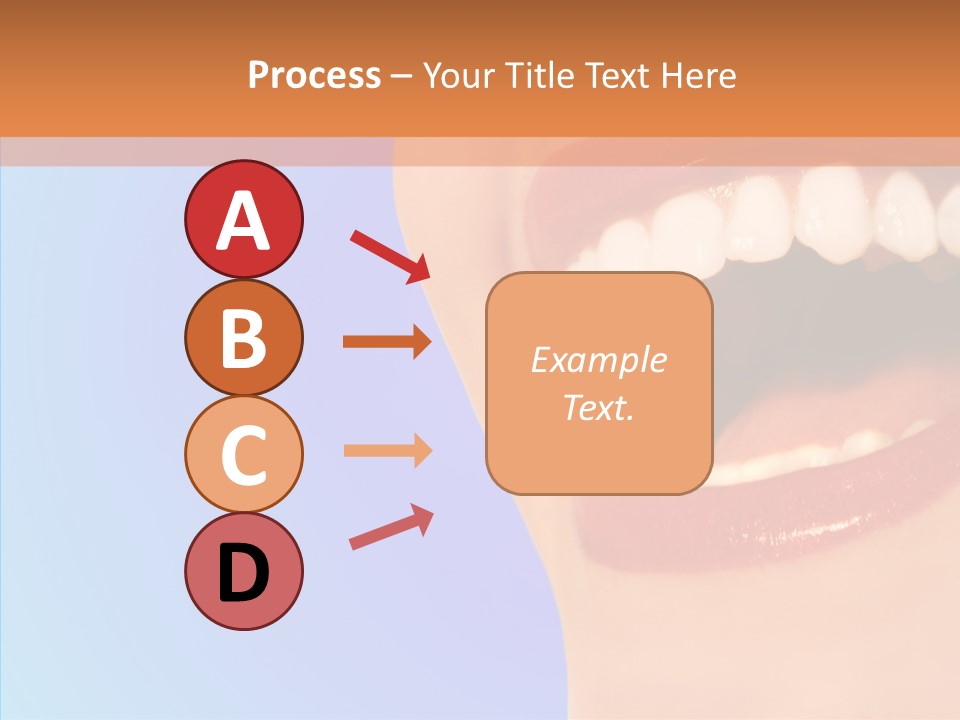 Face Woman Lipstick PowerPoint Template