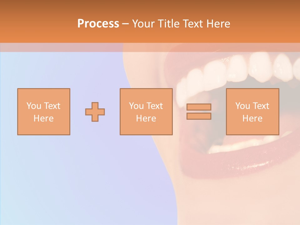 Face Woman Lipstick PowerPoint Template