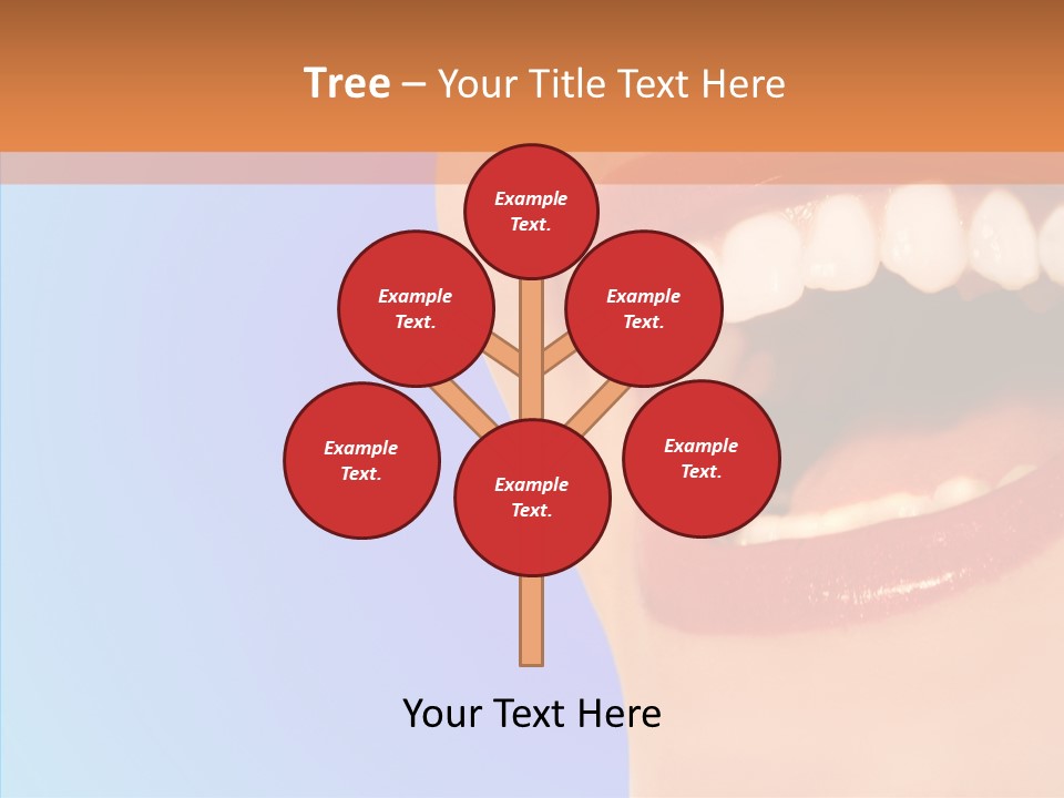 Face Woman Lipstick PowerPoint Template