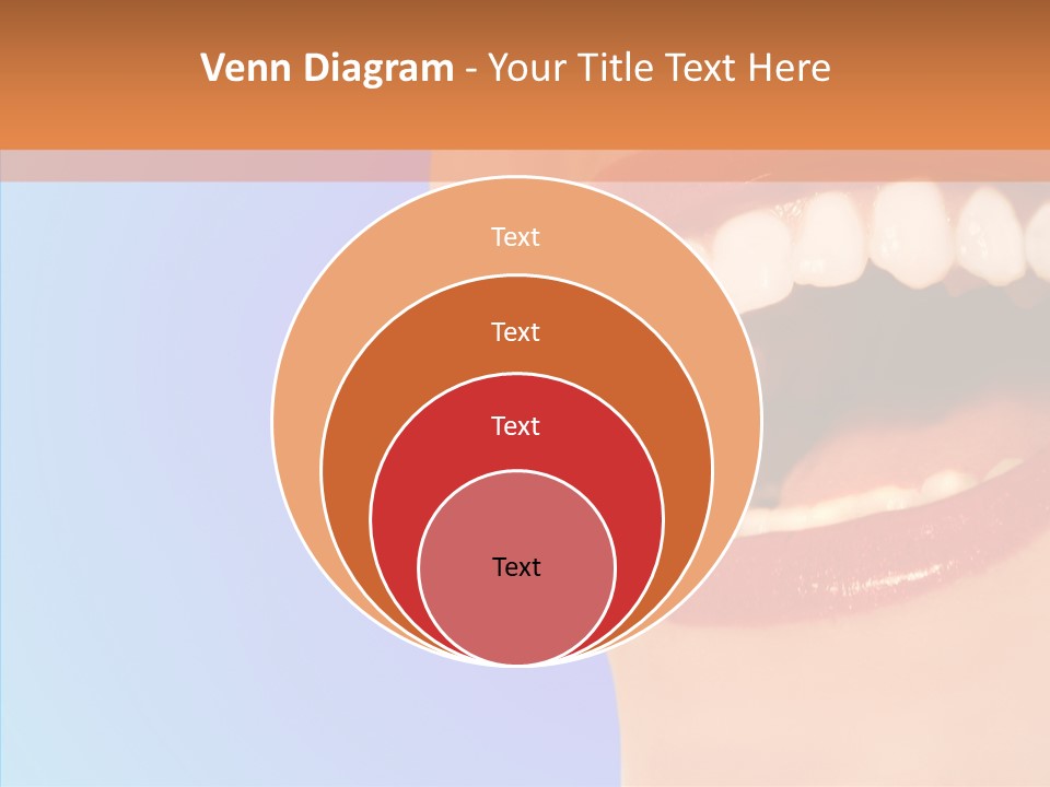 Face Woman Lipstick PowerPoint Template