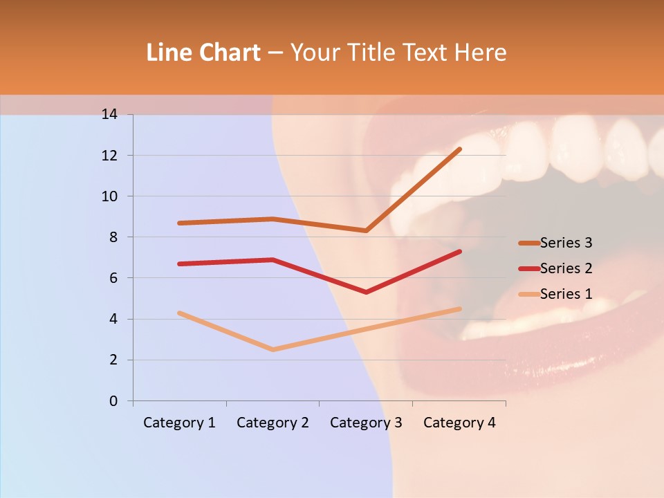Face Woman Lipstick PowerPoint Template