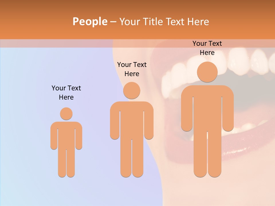 Face Woman Lipstick PowerPoint Template