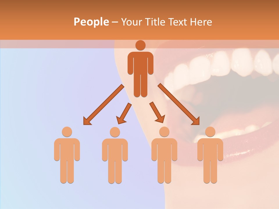 Face Woman Lipstick PowerPoint Template