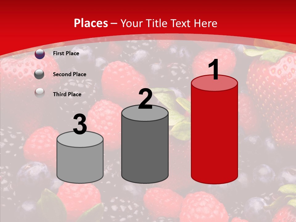 Raspberry Health Colorful PowerPoint Template