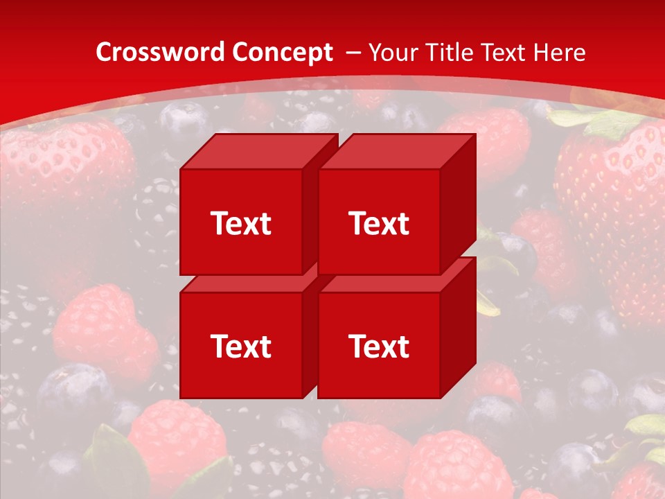 Raspberry Health Colorful PowerPoint Template