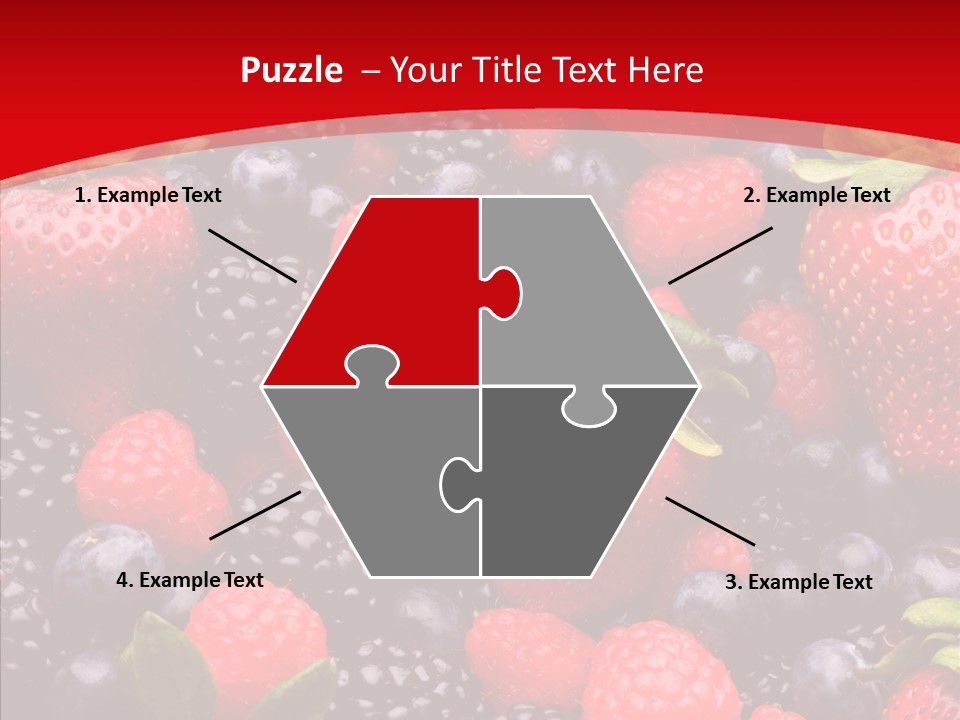 Raspberry Health Colorful PowerPoint Template