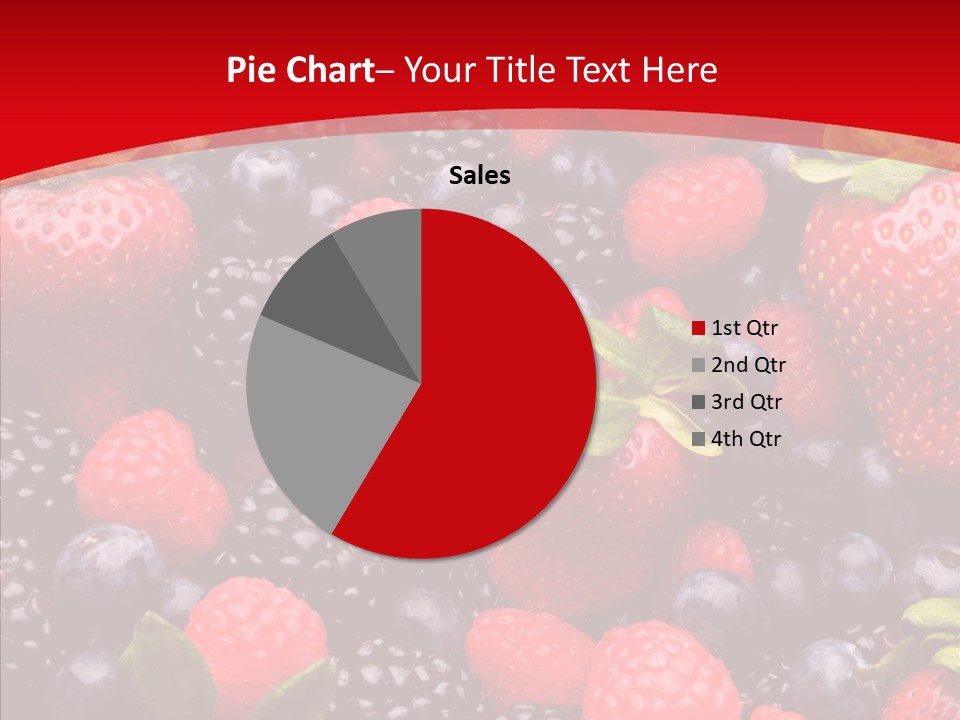 Raspberry Health Colorful PowerPoint Template
