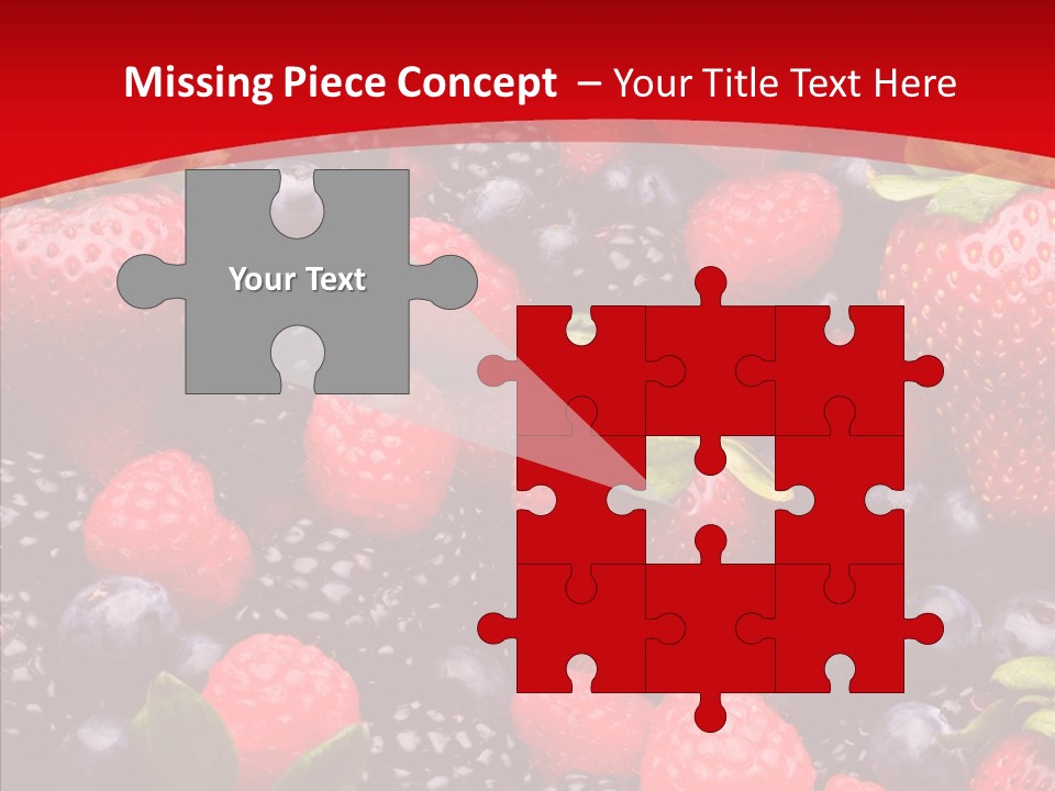 Raspberry Health Colorful PowerPoint Template