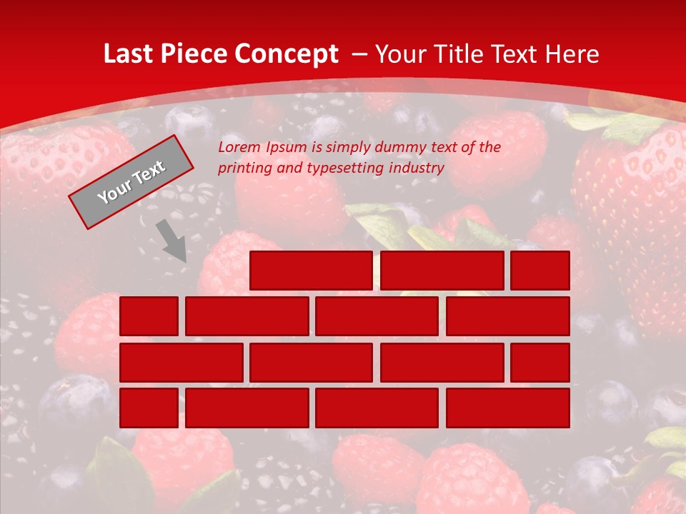 Raspberry Health Colorful PowerPoint Template