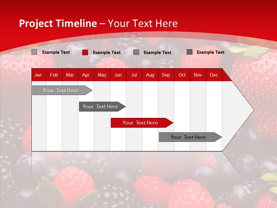 Raspberry Health Colorful PowerPoint Template