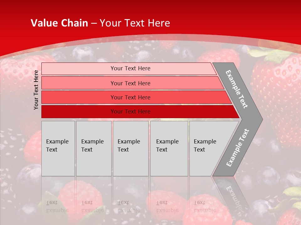 Raspberry Health Colorful PowerPoint Template