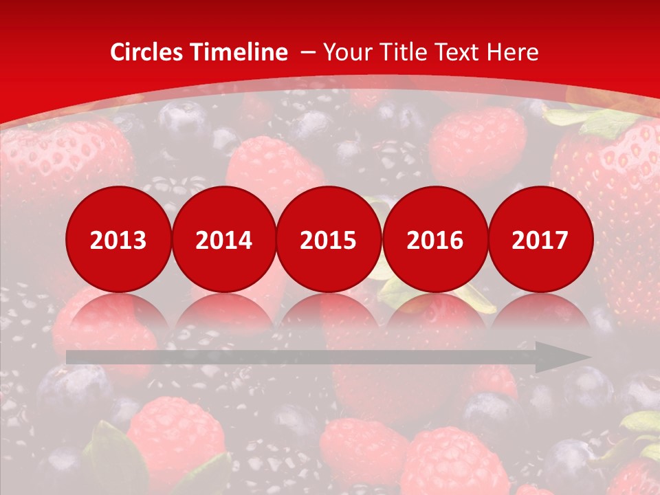 Raspberry Health Colorful PowerPoint Template