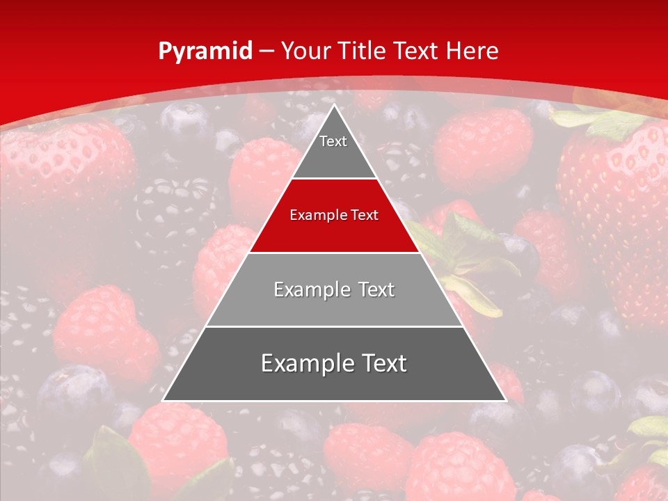 Raspberry Health Colorful PowerPoint Template