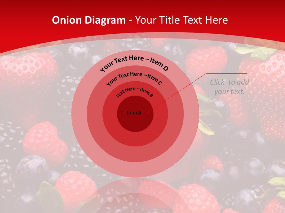 Raspberry Health Colorful PowerPoint Template