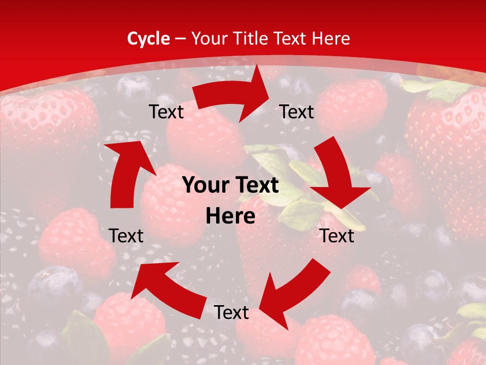 Raspberry Health Colorful PowerPoint Template