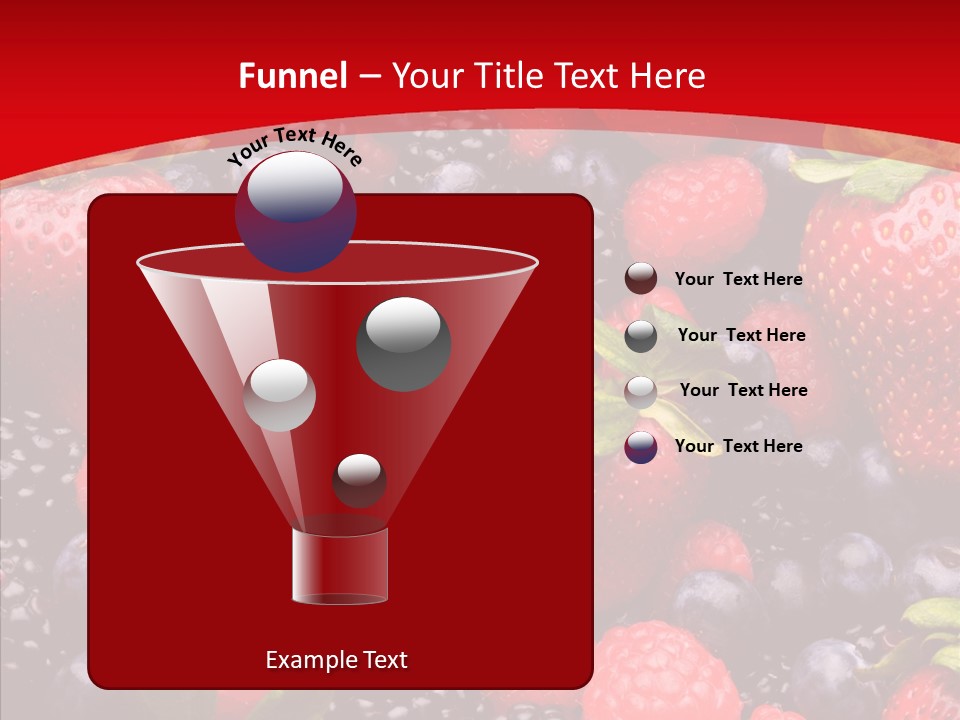 Raspberry Health Colorful PowerPoint Template