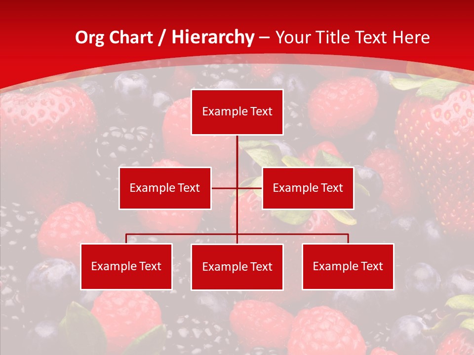 Raspberry Health Colorful PowerPoint Template