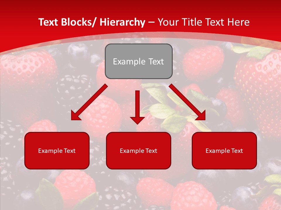 Raspberry Health Colorful PowerPoint Template