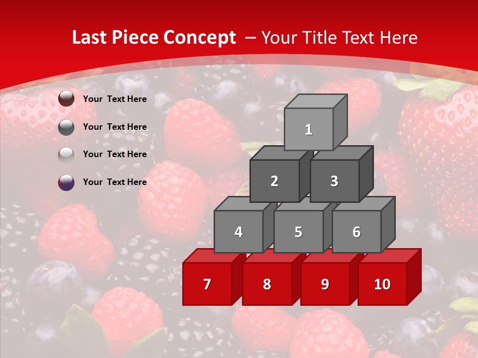 Raspberry Health Colorful PowerPoint Template