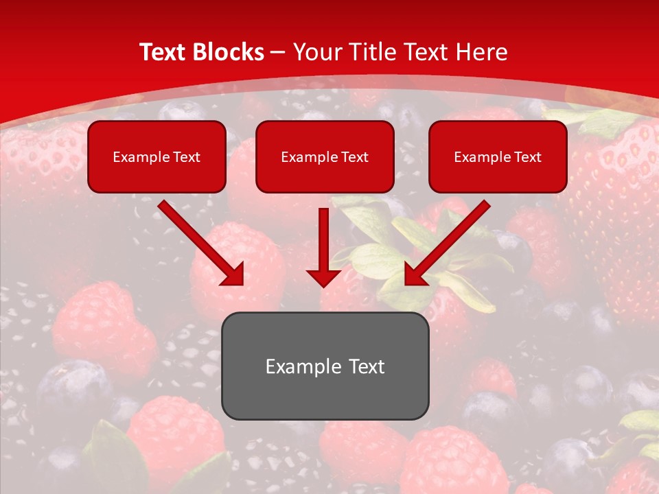 Raspberry Health Colorful PowerPoint Template
