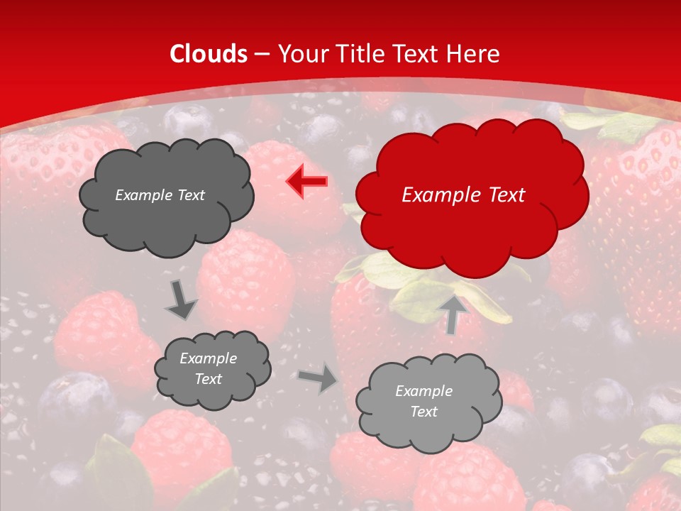 Raspberry Health Colorful PowerPoint Template