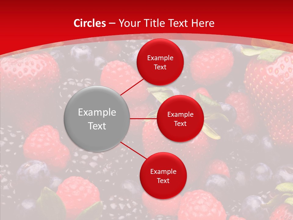 Raspberry Health Colorful PowerPoint Template