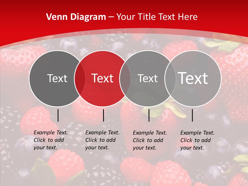 Raspberry Health Colorful PowerPoint Template