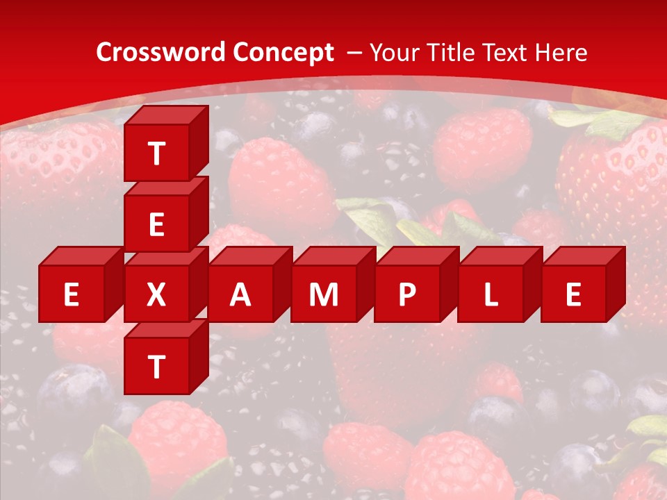 Raspberry Health Colorful PowerPoint Template