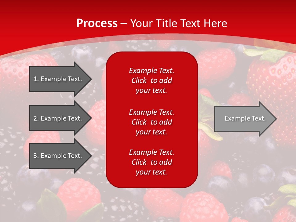 Raspberry Health Colorful PowerPoint Template