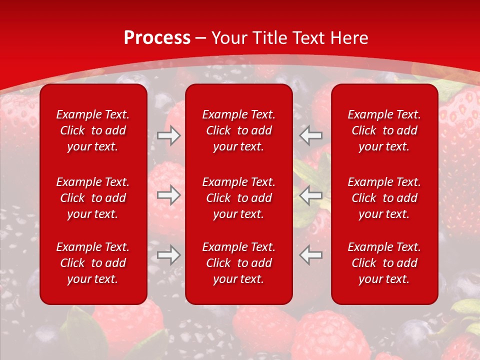 Raspberry Health Colorful PowerPoint Template