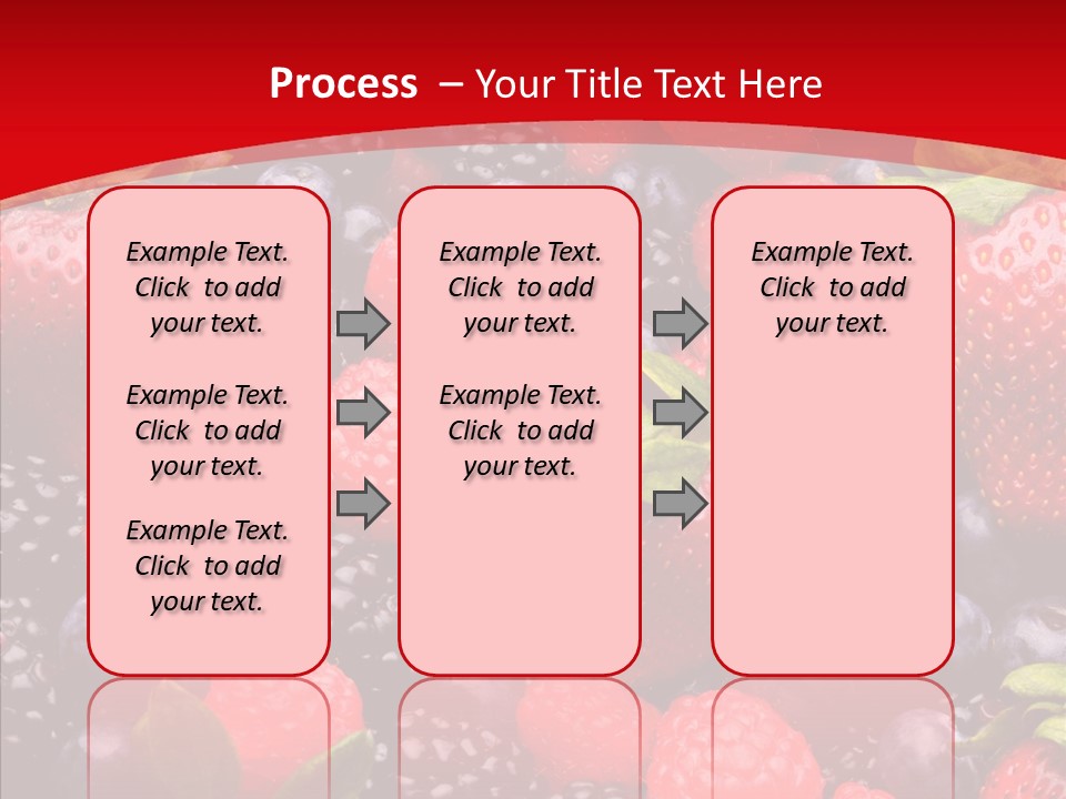 Raspberry Health Colorful PowerPoint Template