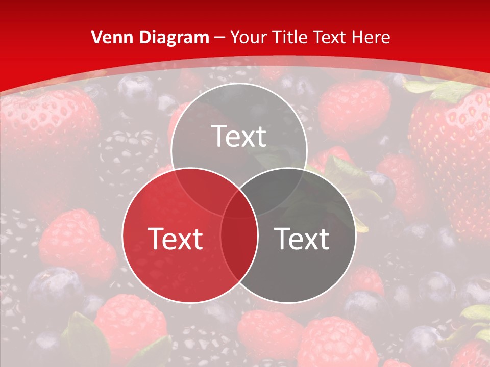 Raspberry Health Colorful PowerPoint Template