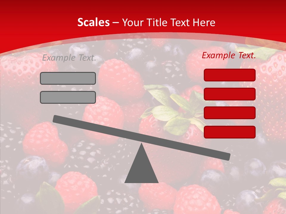 Raspberry Health Colorful PowerPoint Template
