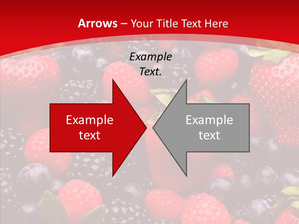 Raspberry Health Colorful PowerPoint Template