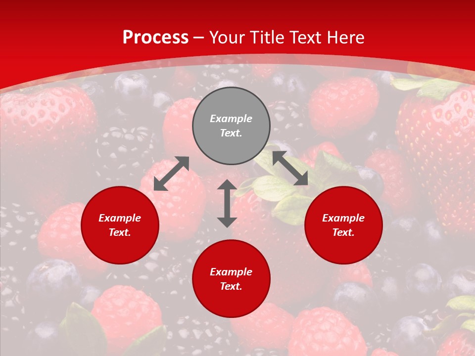 Raspberry Health Colorful PowerPoint Template