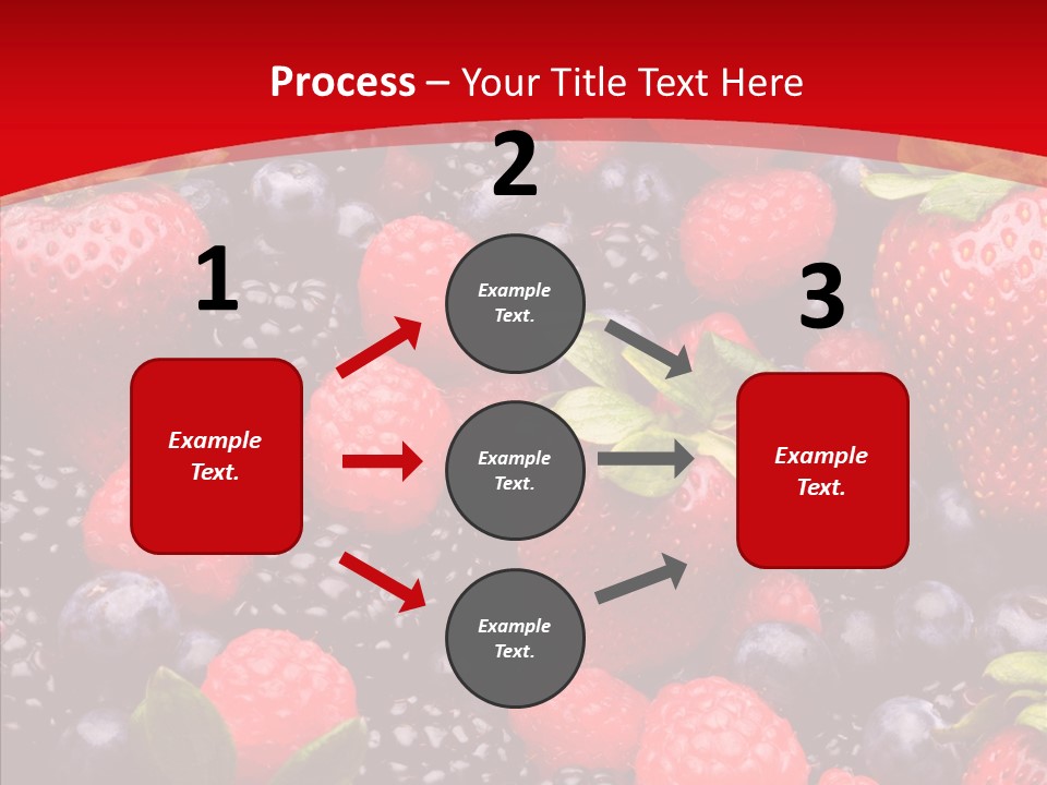 Raspberry Health Colorful PowerPoint Template