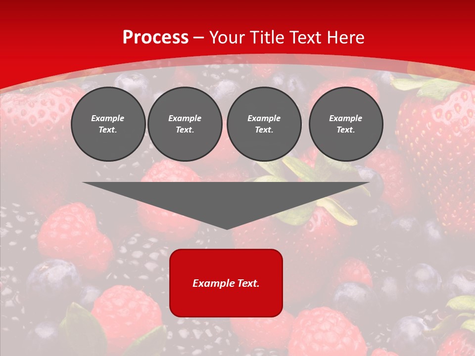 Raspberry Health Colorful PowerPoint Template
