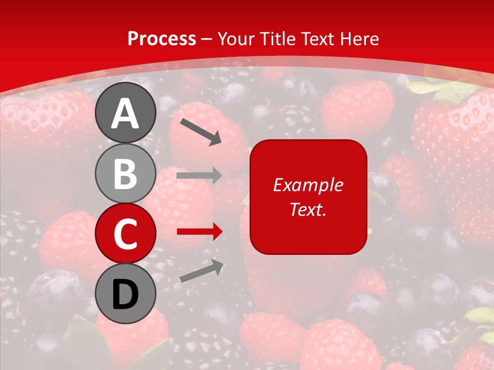 Raspberry Health Colorful PowerPoint Template