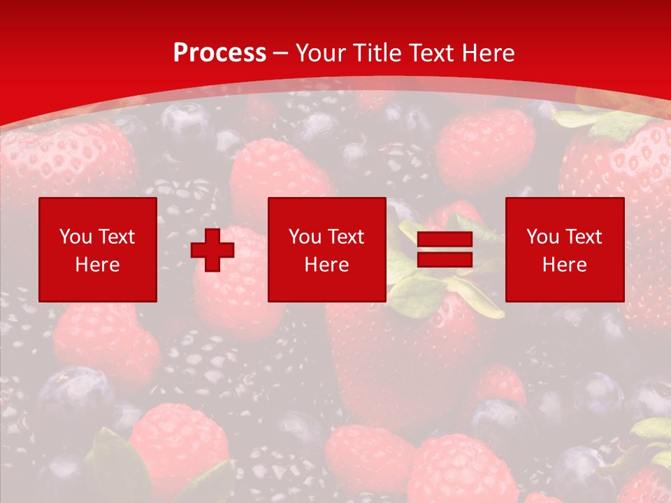 Raspberry Health Colorful PowerPoint Template