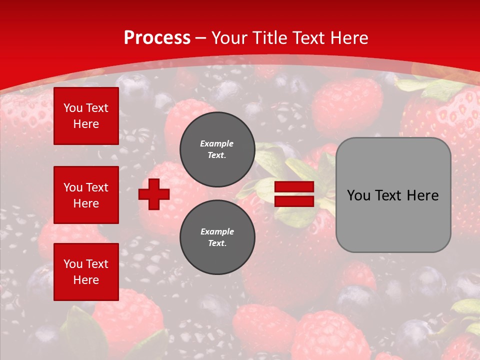 Raspberry Health Colorful PowerPoint Template