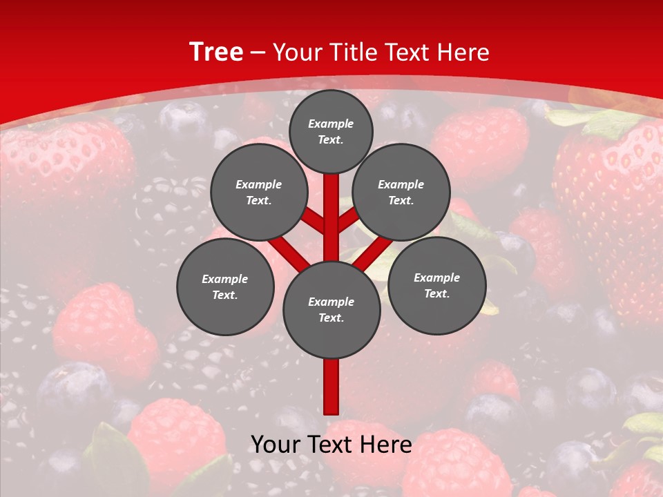 Raspberry Health Colorful PowerPoint Template