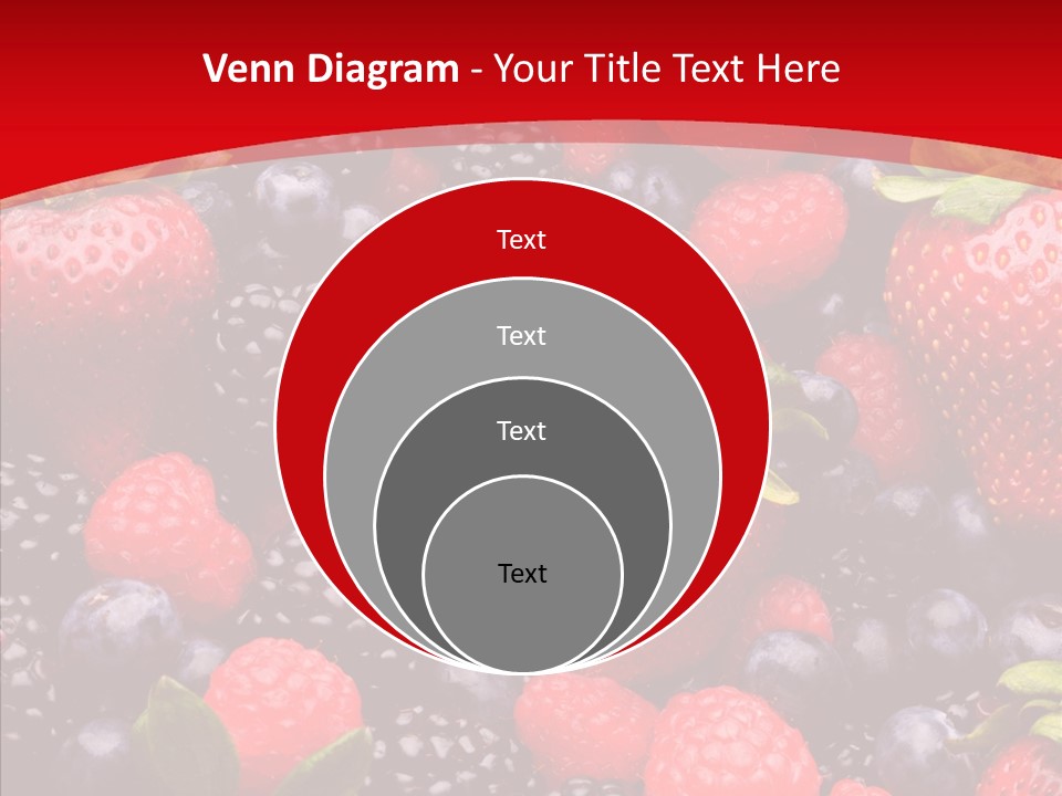 Raspberry Health Colorful PowerPoint Template